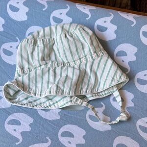 Pehr Striped Green Kids Sun Hat